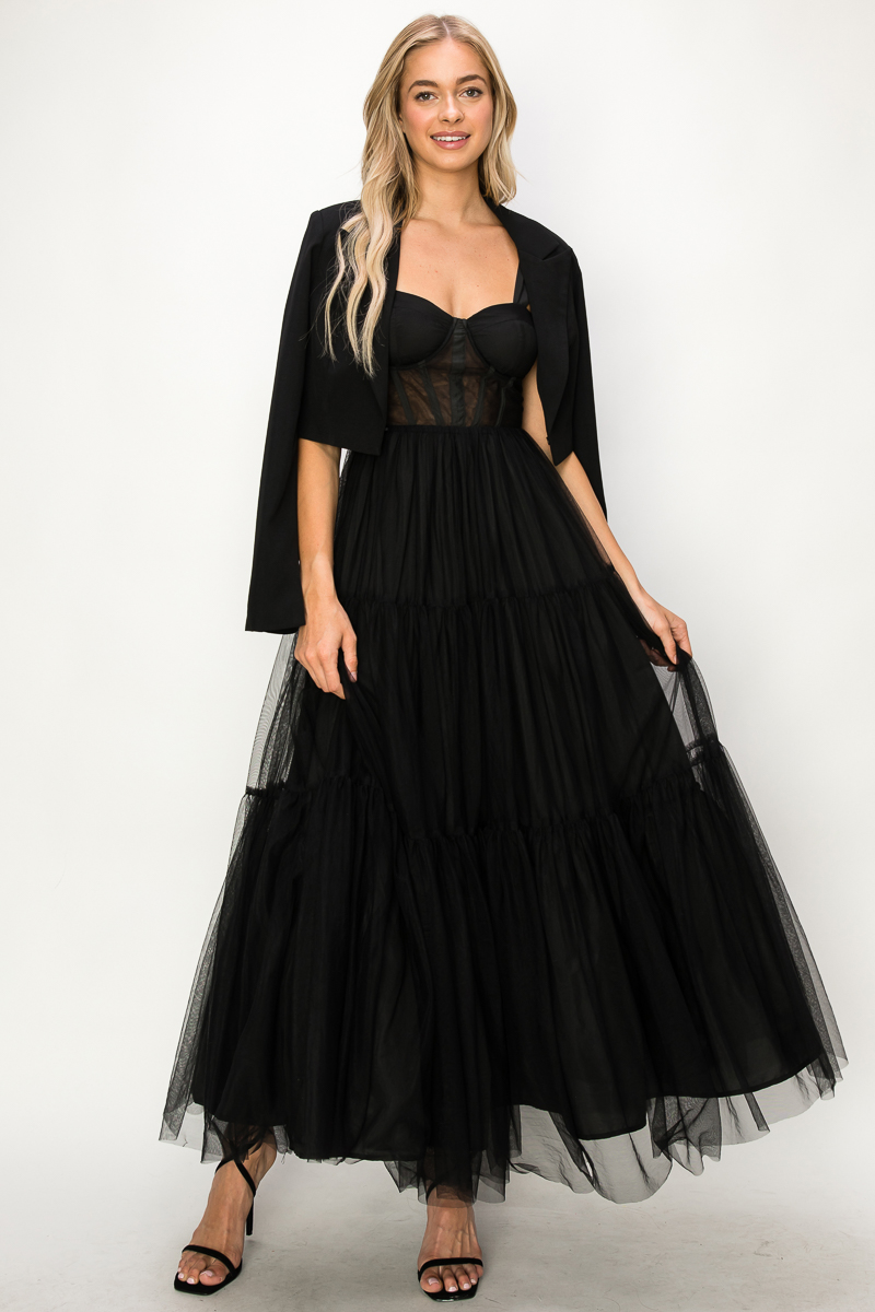 アマテラス Wear and Go Long Sleeve Maxi Dress Wear and Go Long Sleeve Maxi Dress / 墨(black) – AMATERASJAPAN