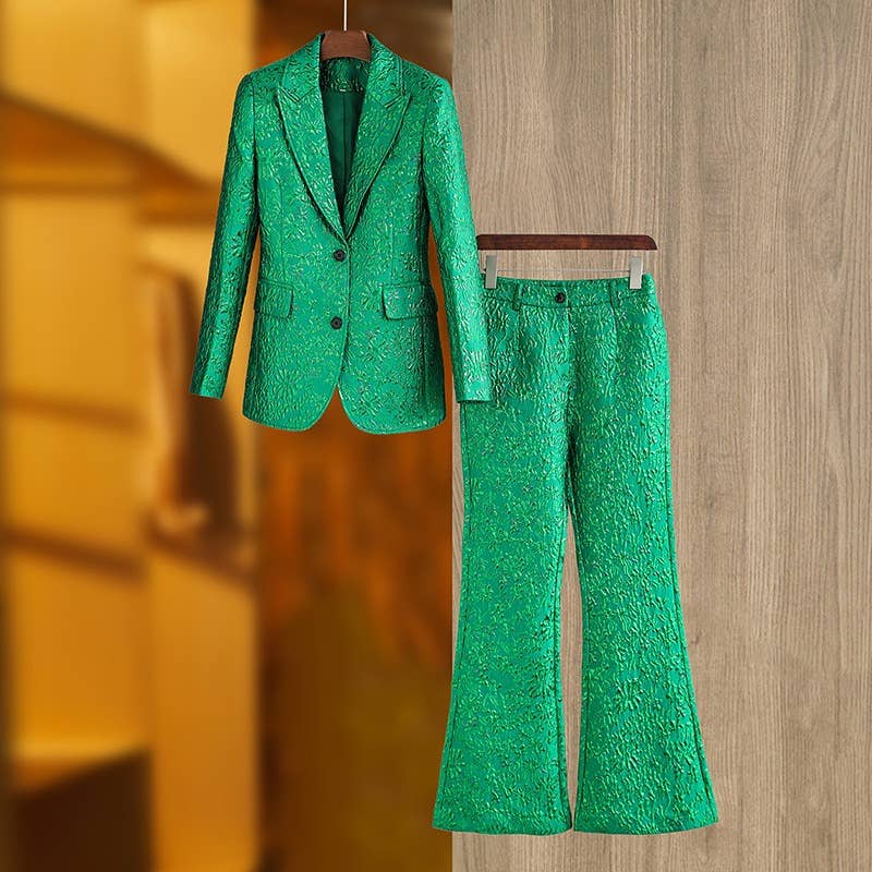 Green Pant Suit Set