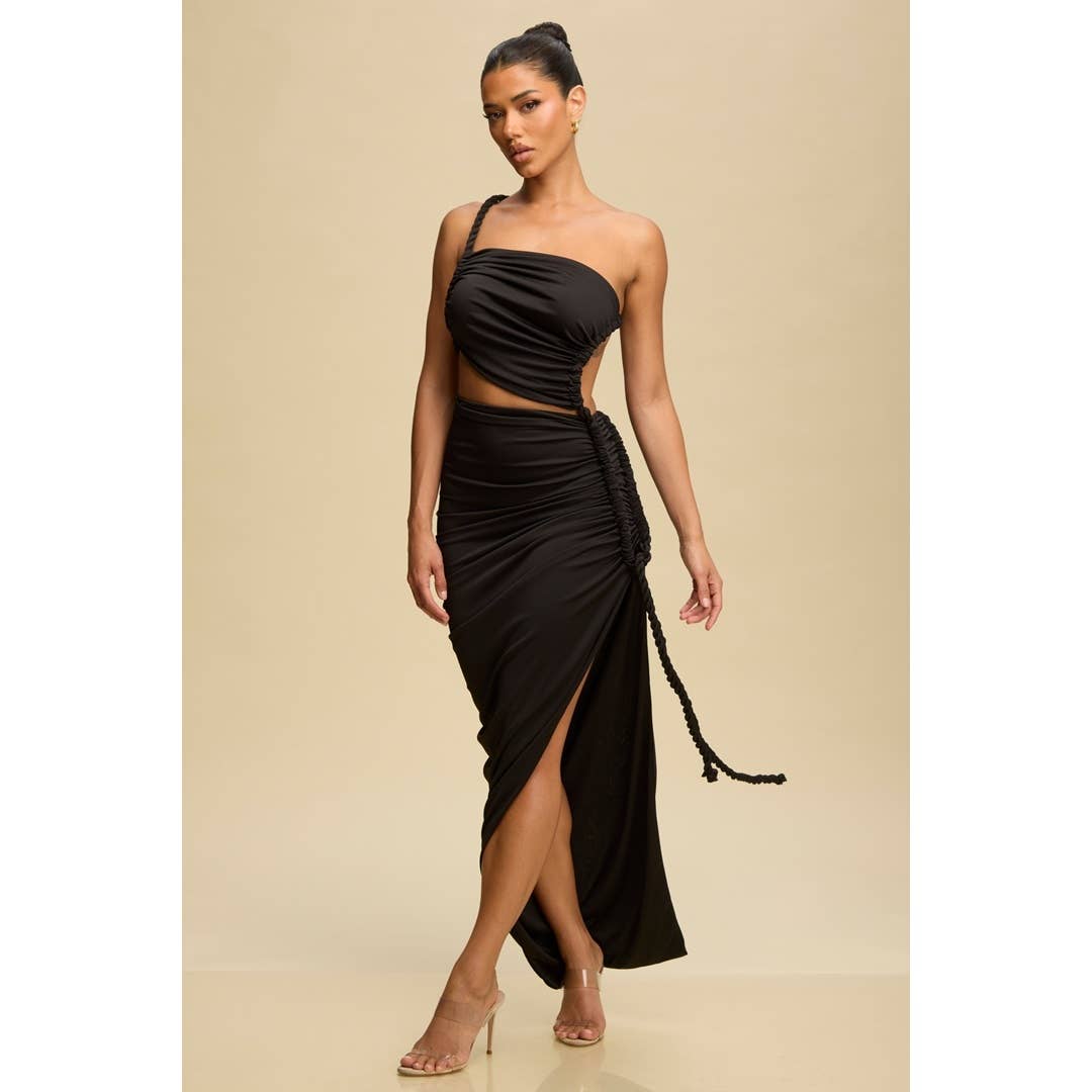 Black Braided Dress