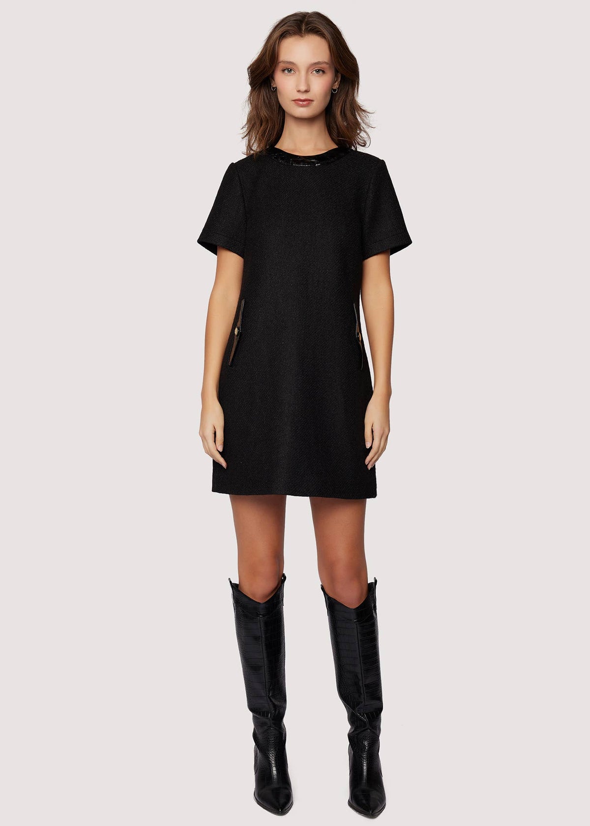 Black Wool Dress