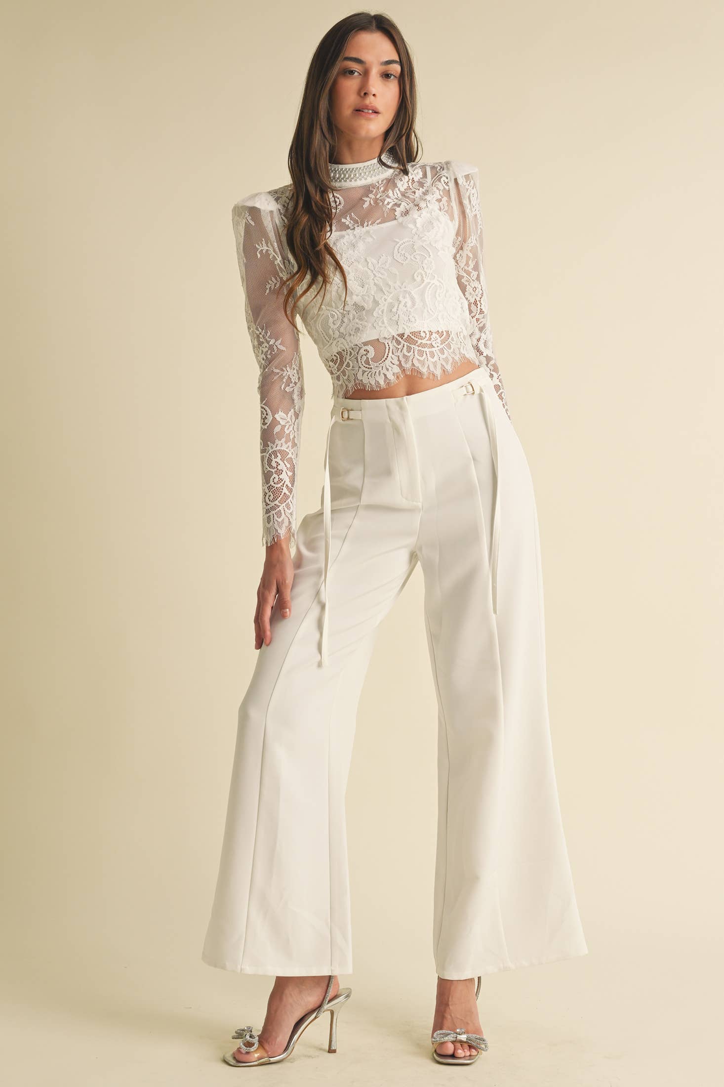 Lace Beaded Top – GO GO BOUTIQUE