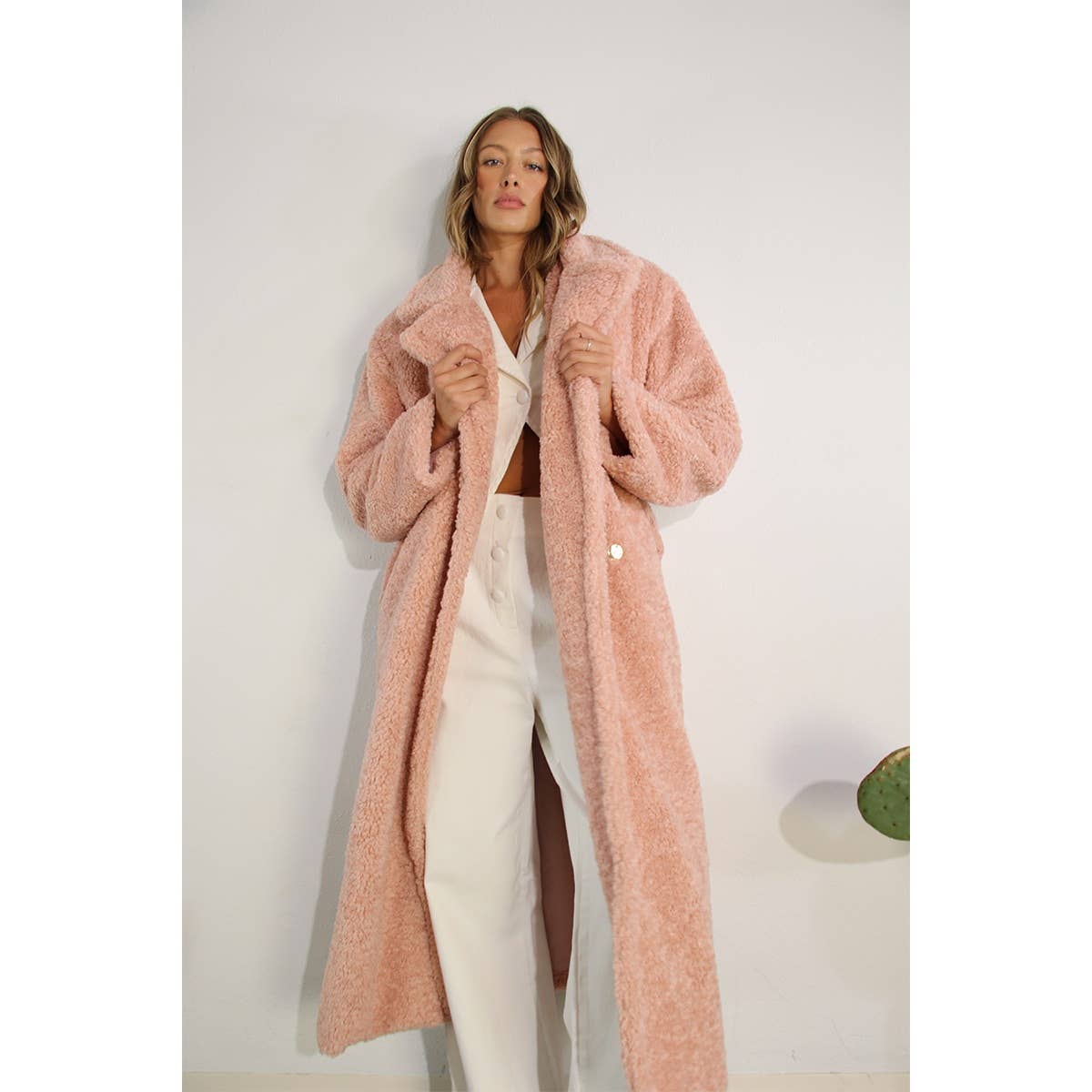 LONG TEDDY BEAR COAT