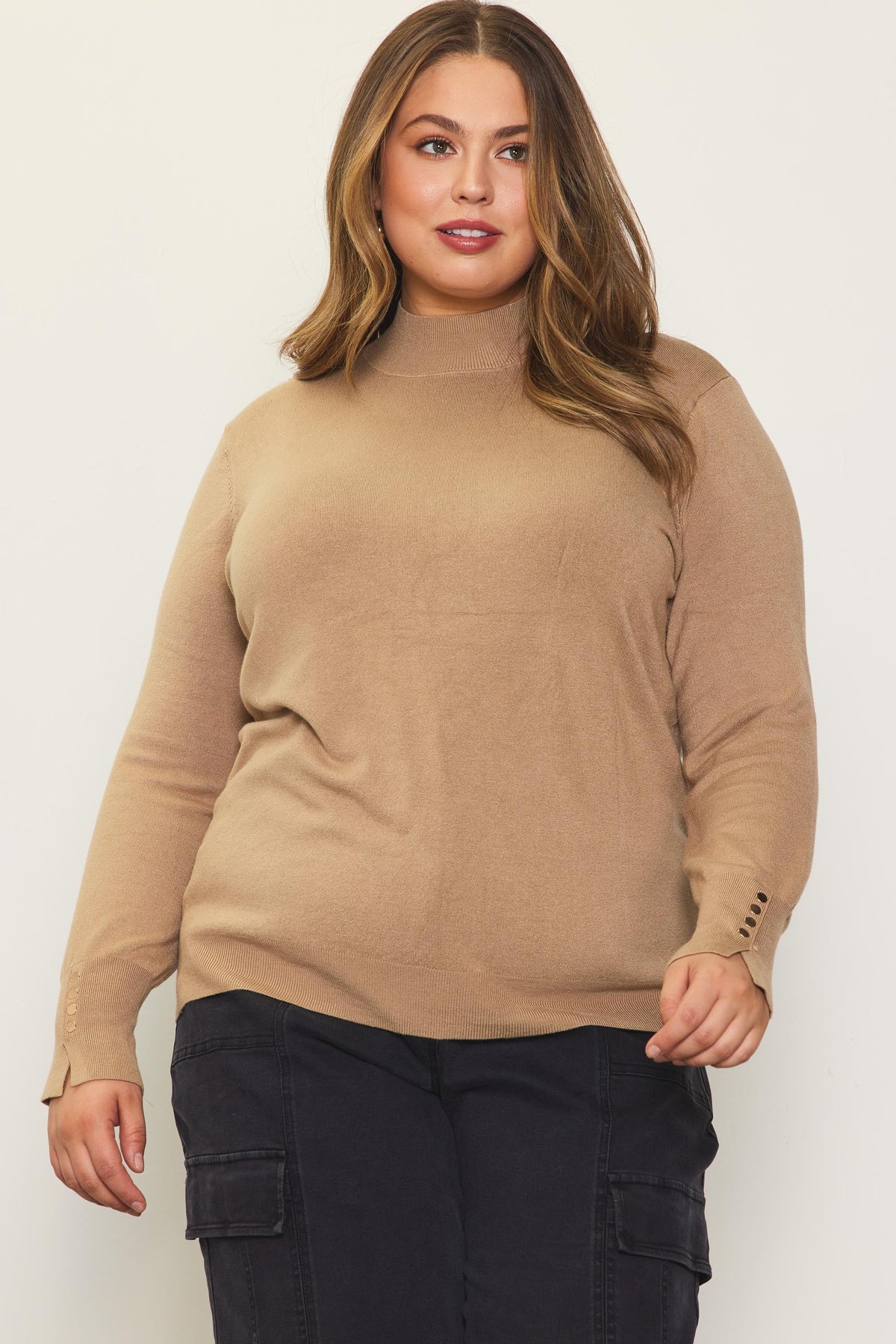 Gold Camel Sweater