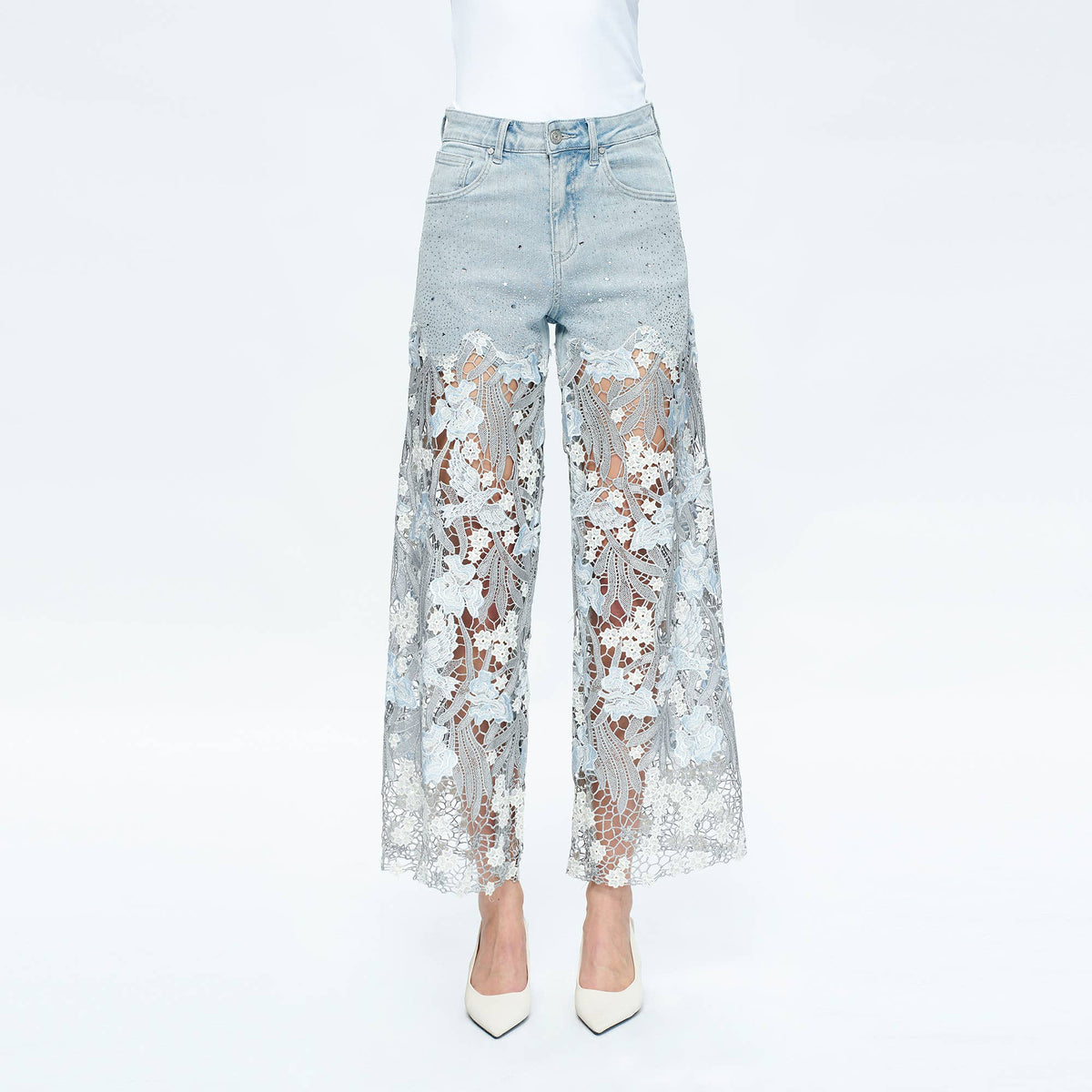 Sparkle Lace Jeans