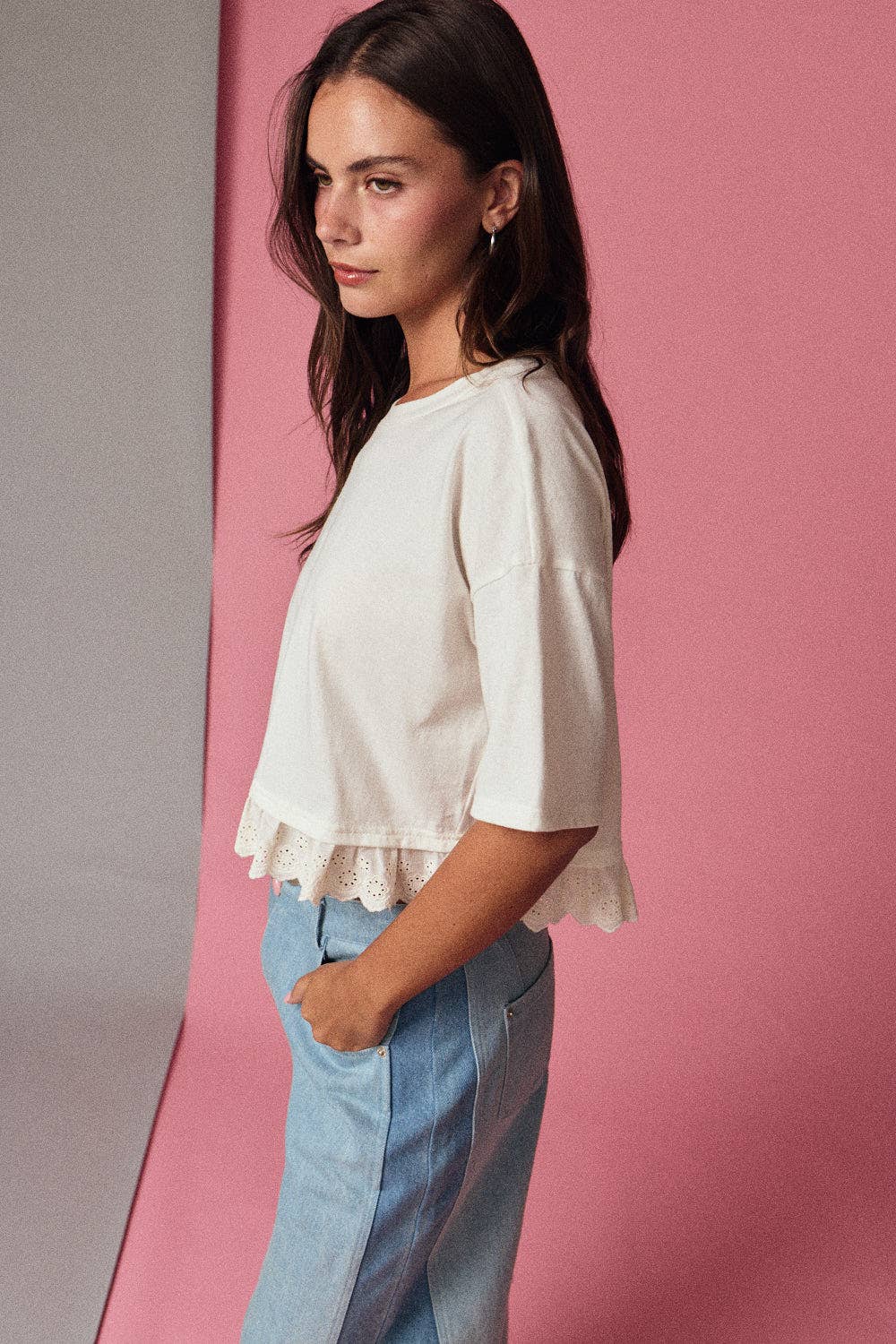 Sweet Eyelet Tee