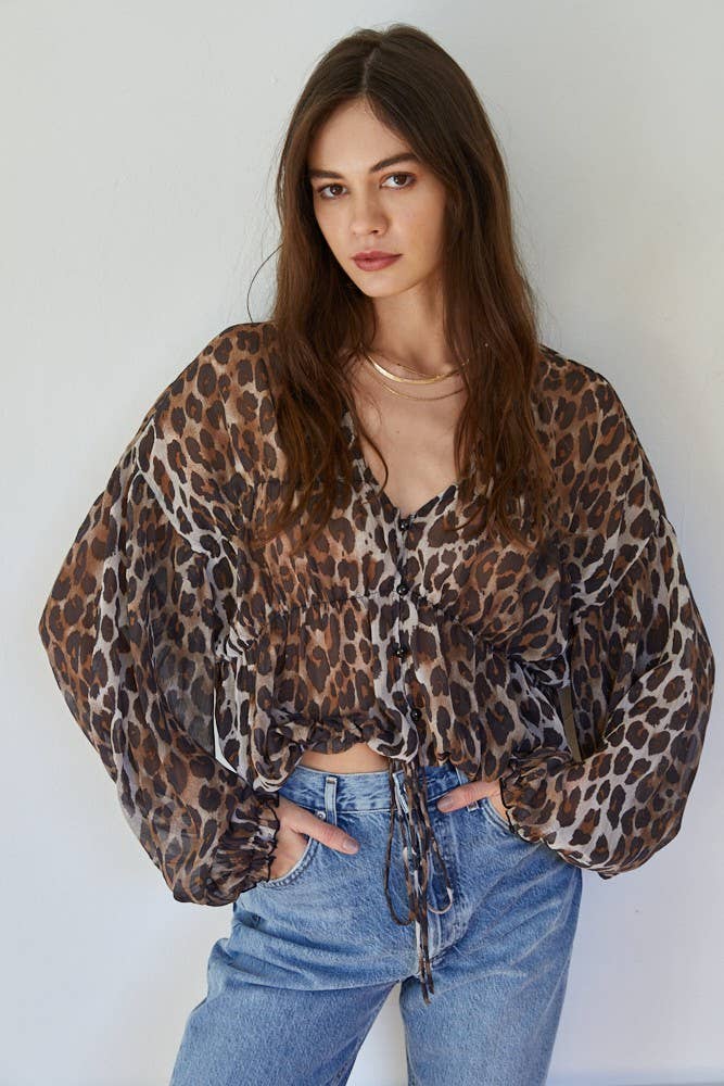 Leopard Print Top