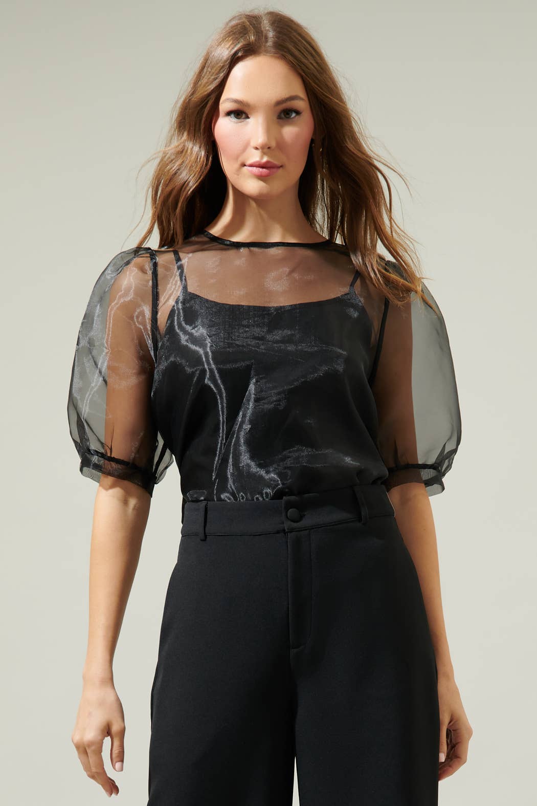 Organza Puffy Sleeve