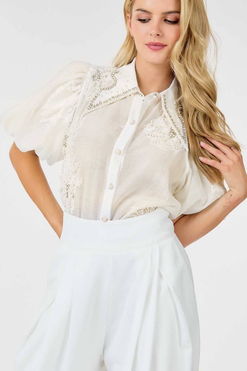 White Orchid Top