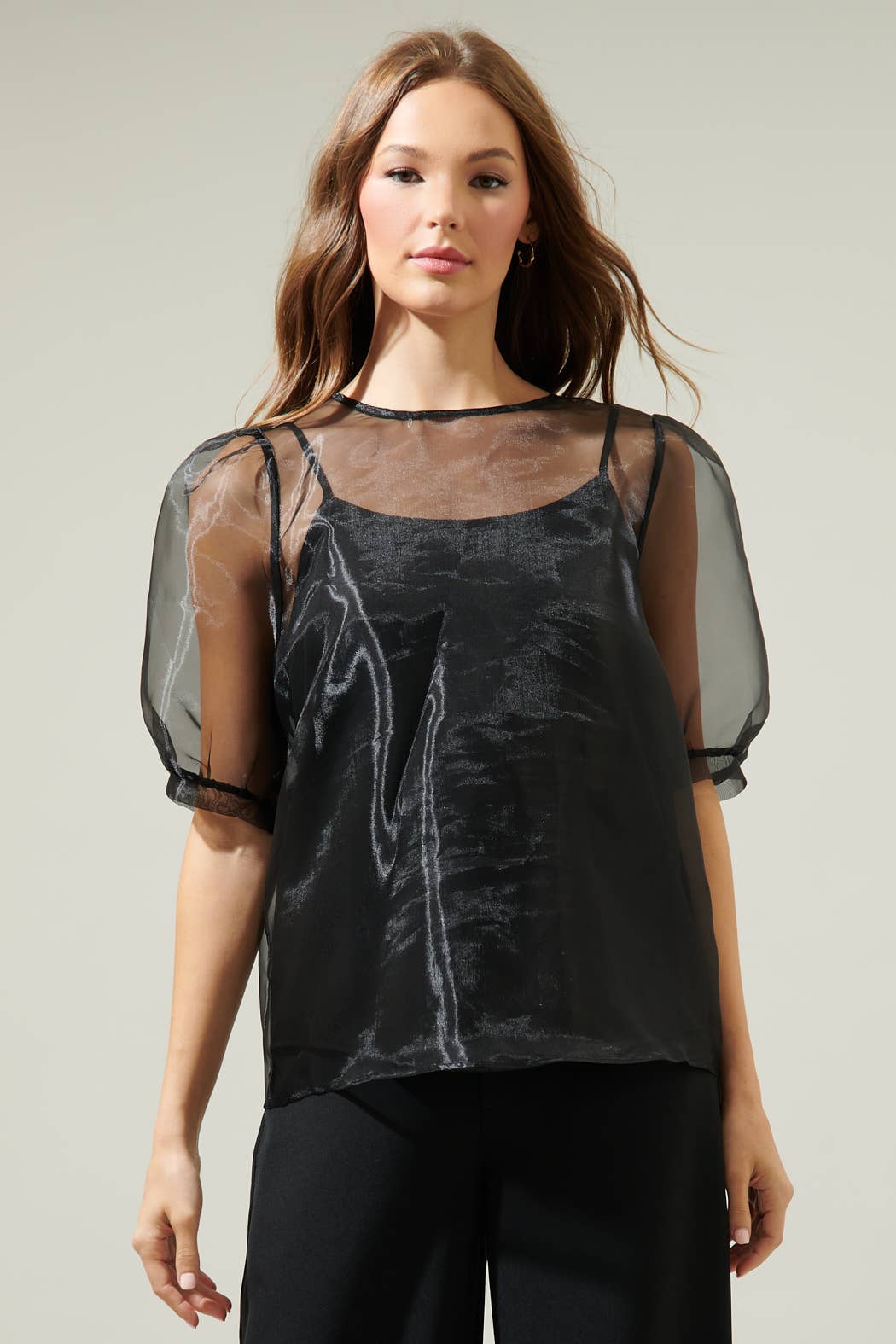 Organza Puffy Sleeve