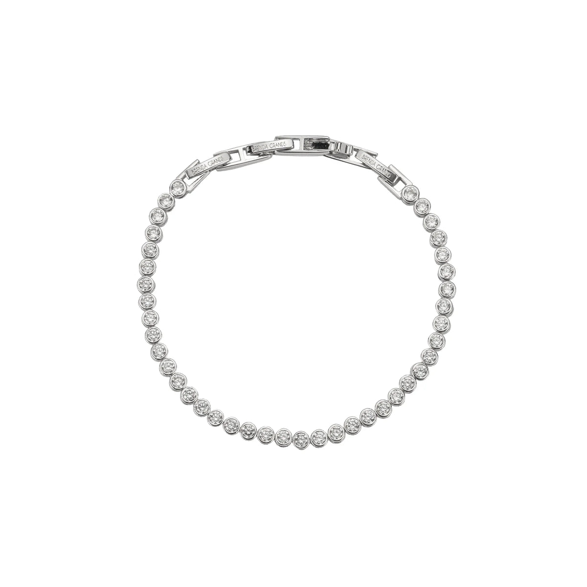 Silver Diamond Tennis Bracelet