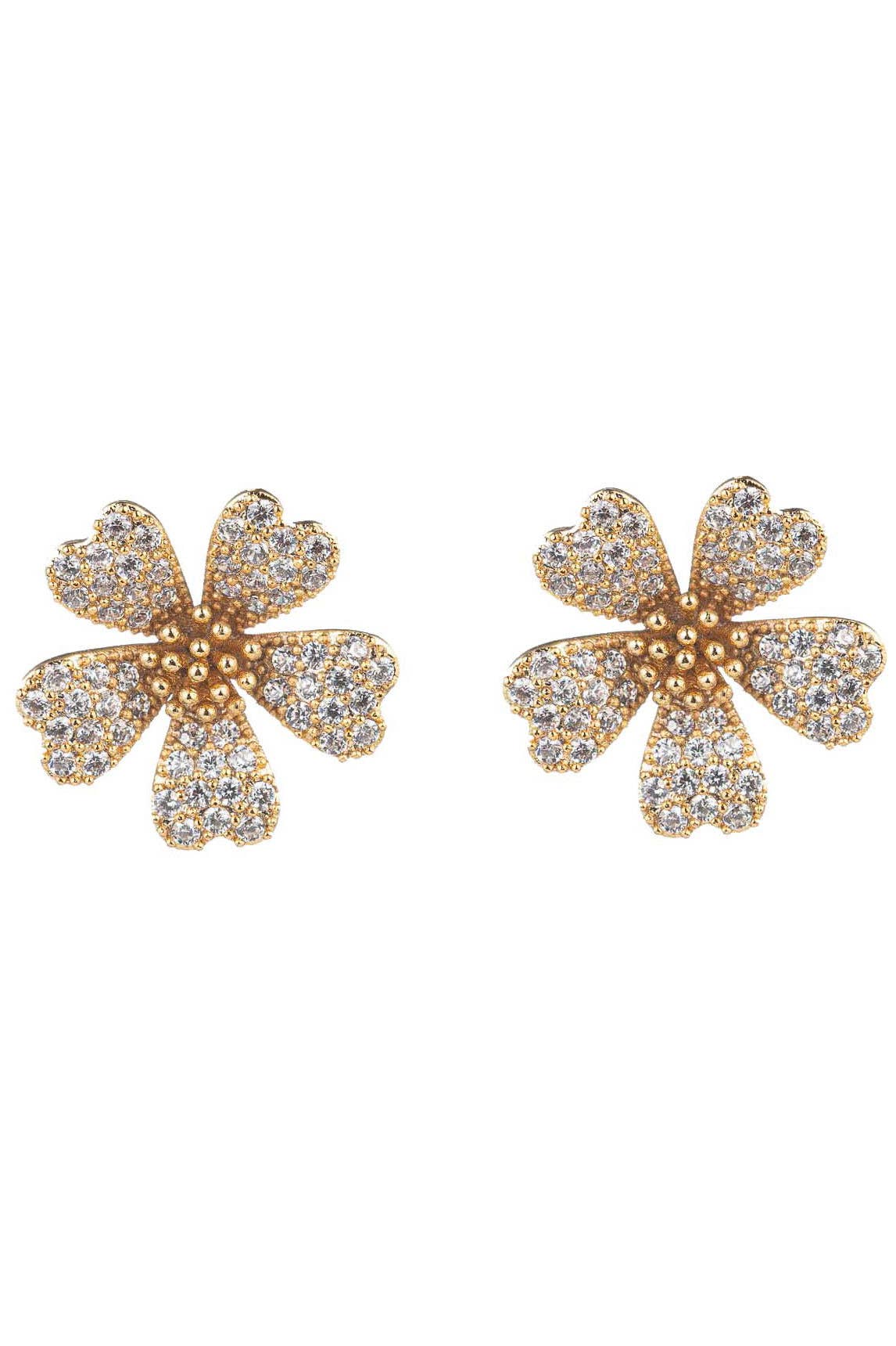 Enoa Flower CZ Stud Earring