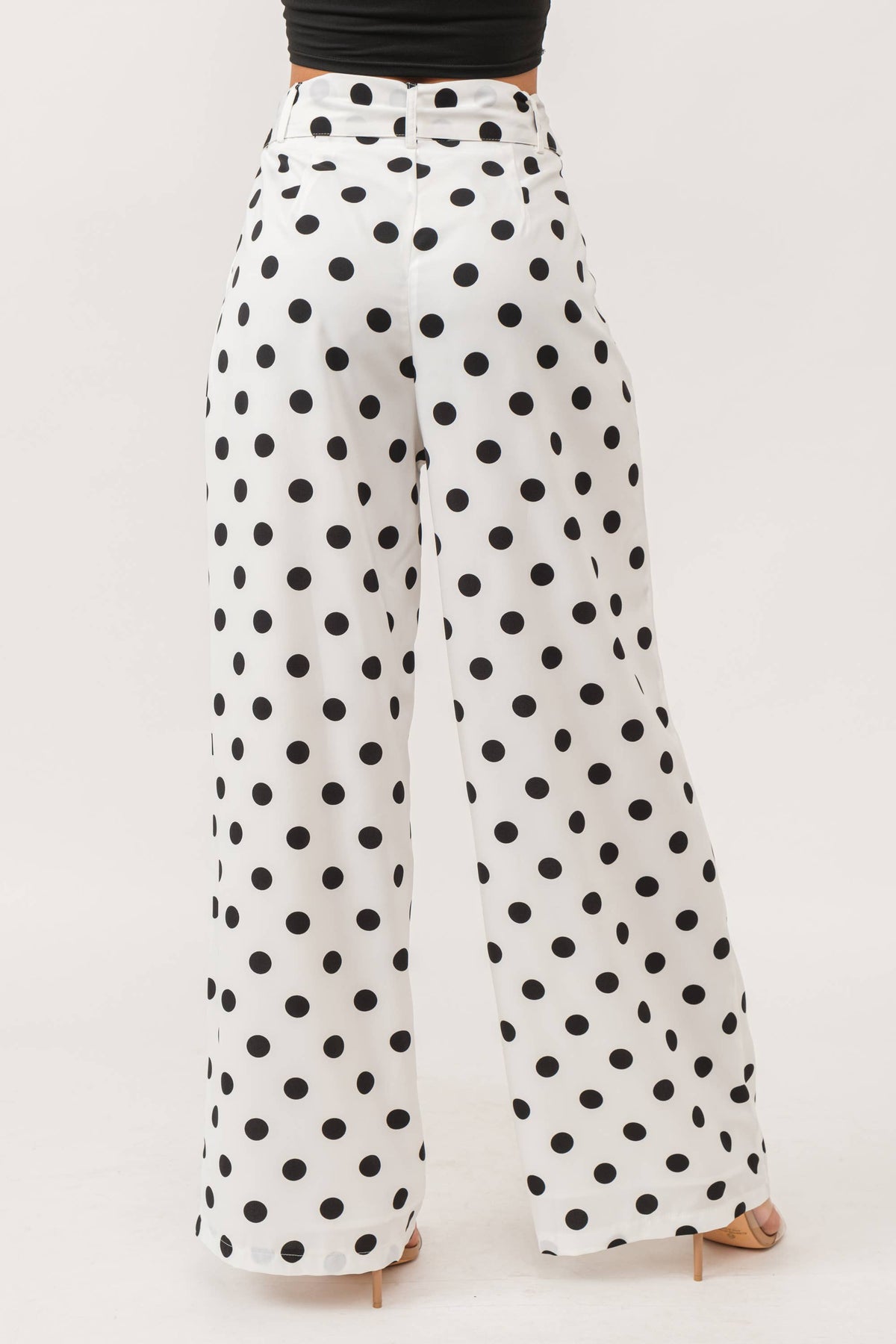 White Polka Dot Pants