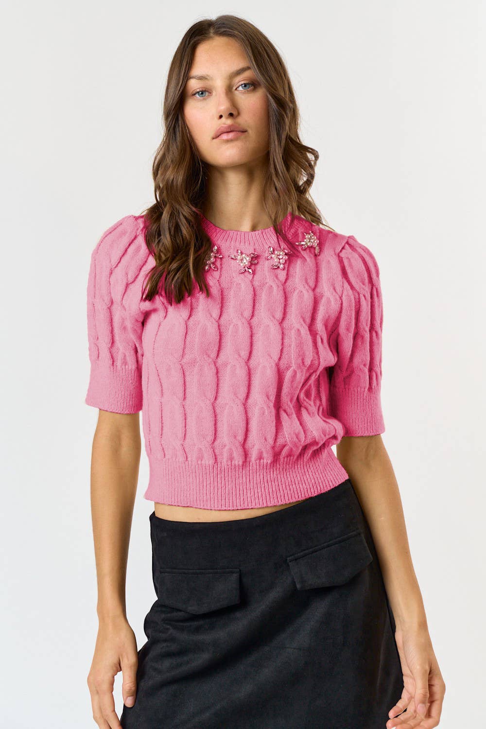 PINK JEWEL SWEATER