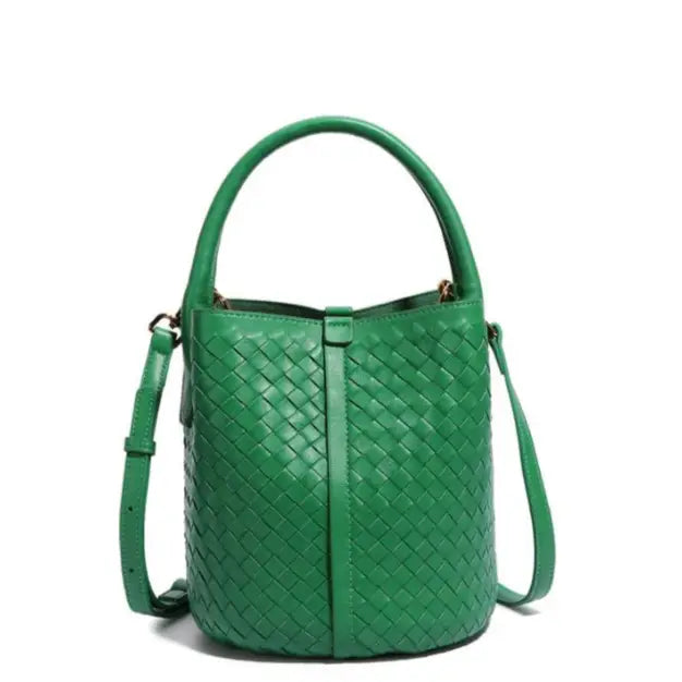 Green Bucket Bag