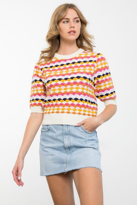 SUNRISE KNIT TOP