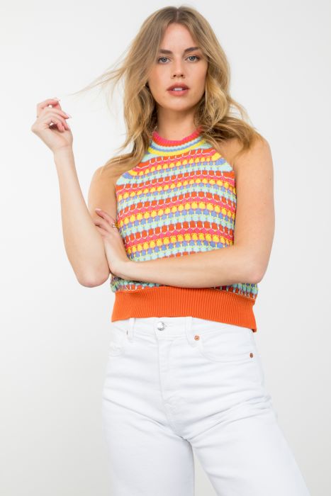 SPRING FLING KNIT TOP